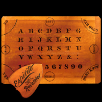 W.S. Reed Toy Company's 'Espirito' talking board. Note matching planchette shape. 1892 W.S. Reed Toy Company's 'Espirito' talking board. Note matching planchette shape. 1892